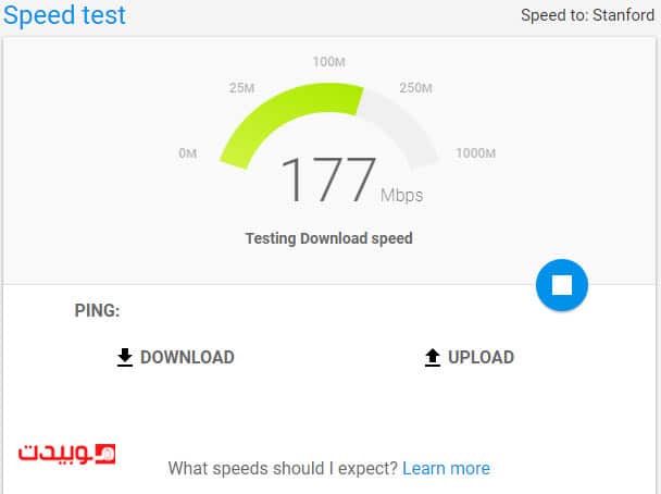 google fiber speed test results